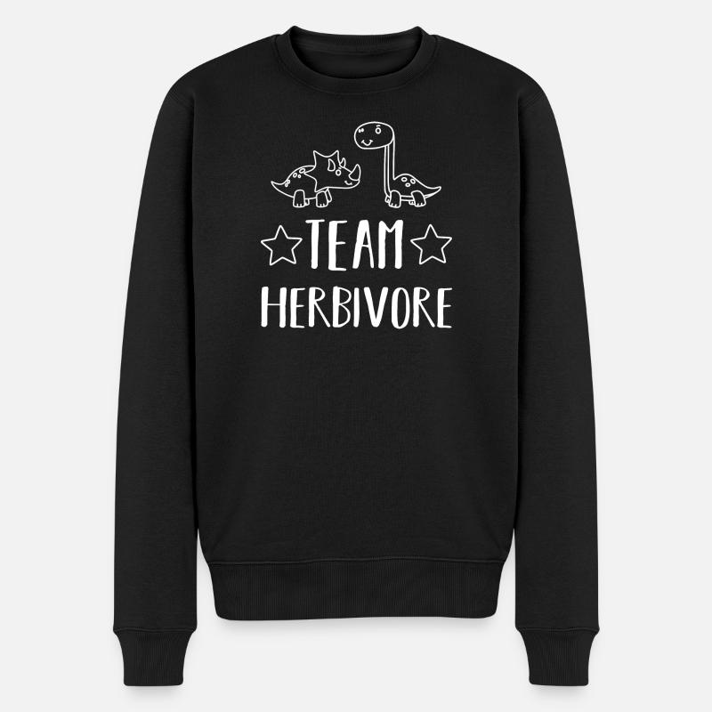 Végétalien Végétalien Végétarien - Pull Premium bio Homme - noir