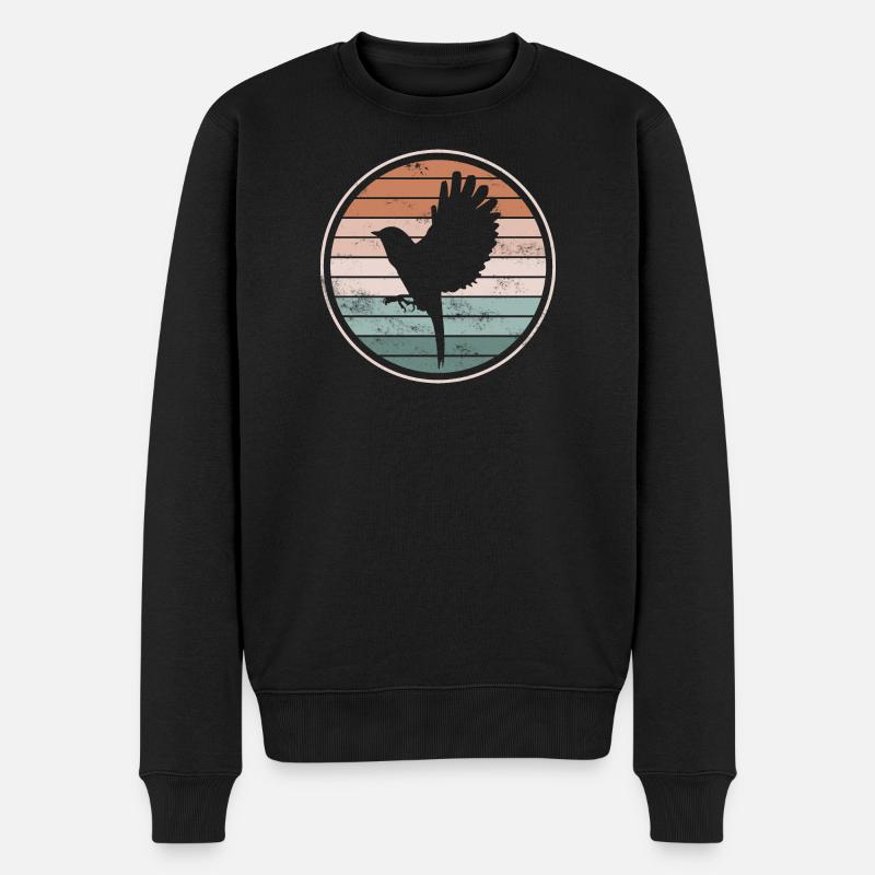 Oiseaux Oiseaux - Pull Premium bio Homme - noir