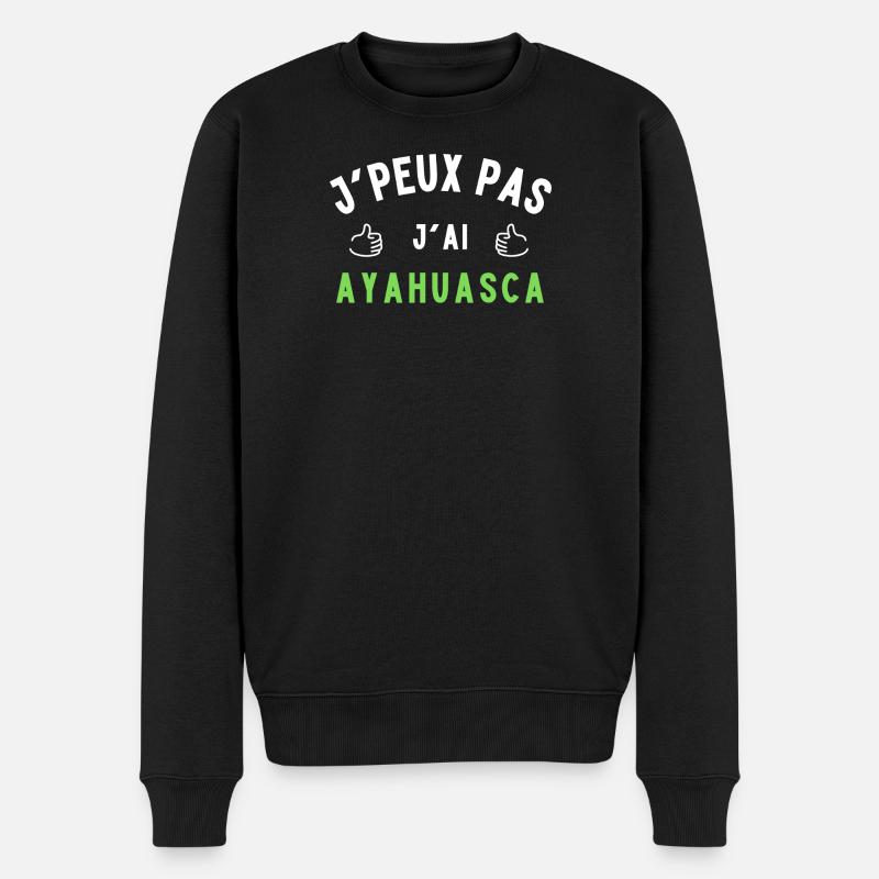 Ayahuasca humour - Pull Premium bio Homme - noir
