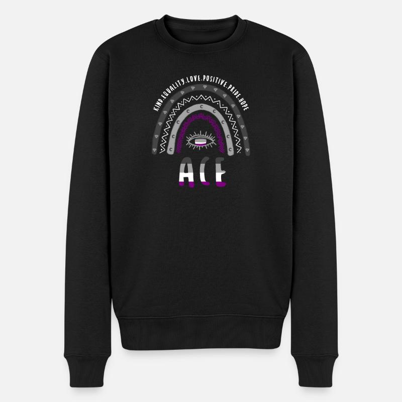 Boho Rainbow Ace Pride - Pull Premium bio Homme - noir