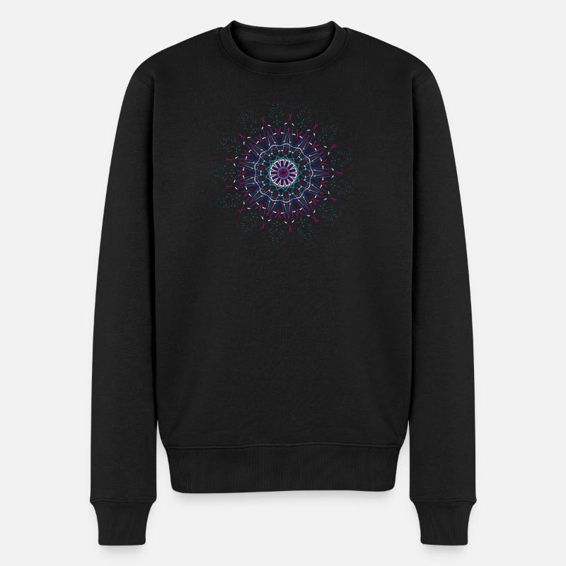Mandala - Pull Premium bio Homme - noir