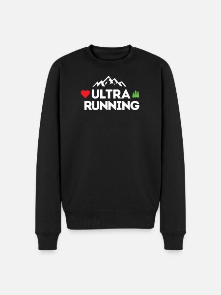 Ultra Running – My Love - Men's Premium Organic Jumper - black