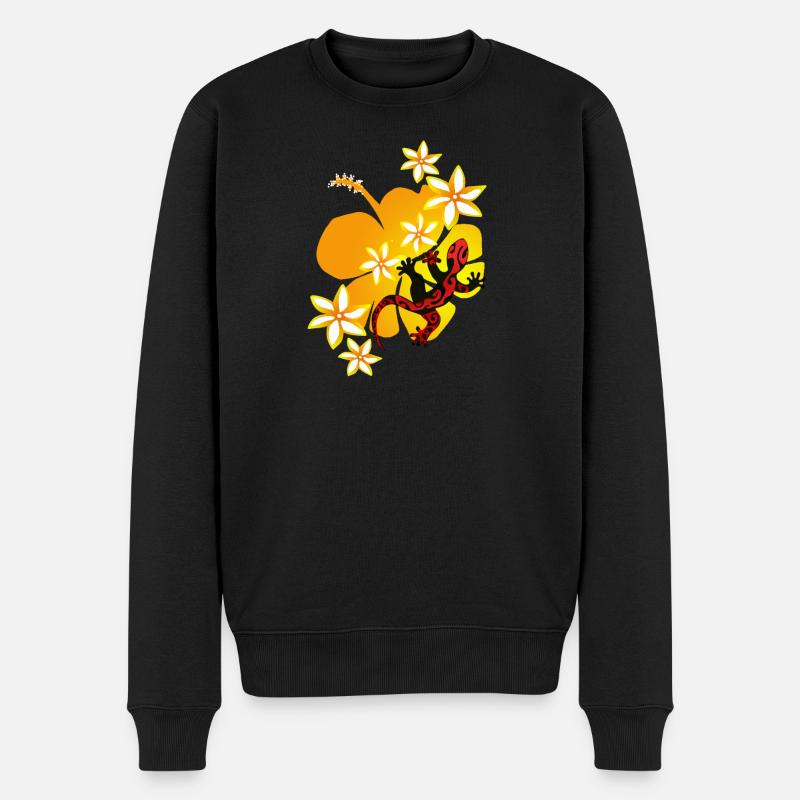 TERIKI (Roter Moko) - Männer Premium Bio Pullover - Schwarz
