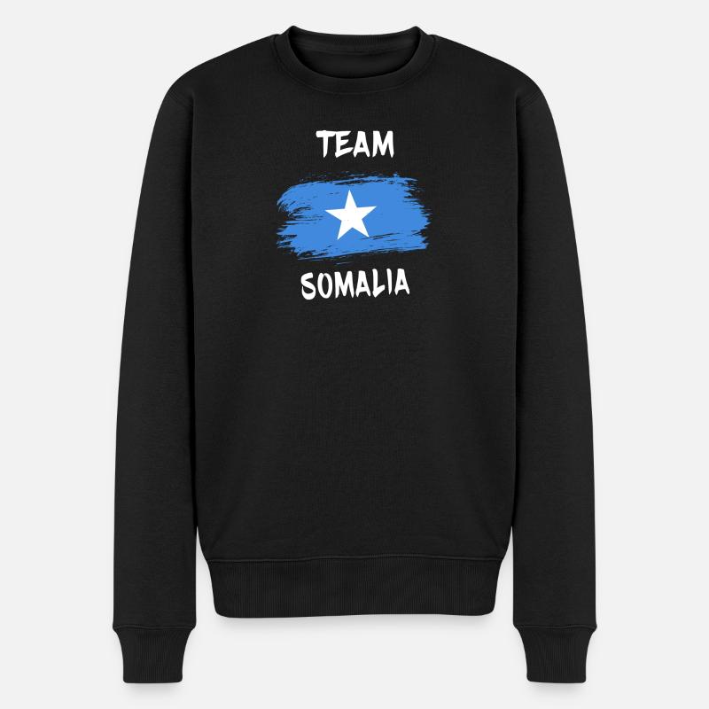 L'équipe Somalia - Pull Premium bio Homme - noir