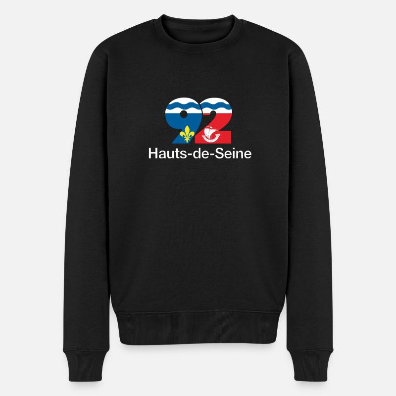 Hauts de seine - Pull Premium bio Homme - noir