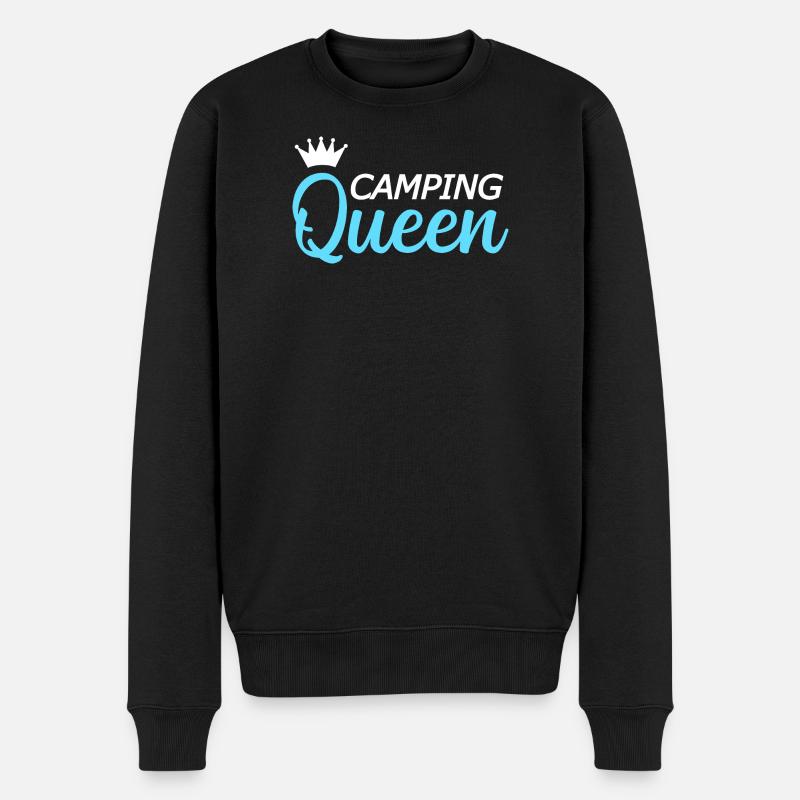Camping Campen - Pull Premium bio Homme - noir