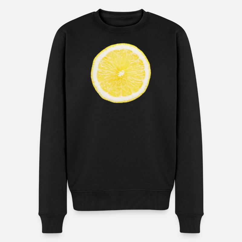 Demi-citron - Pull Premium bio Homme - noir