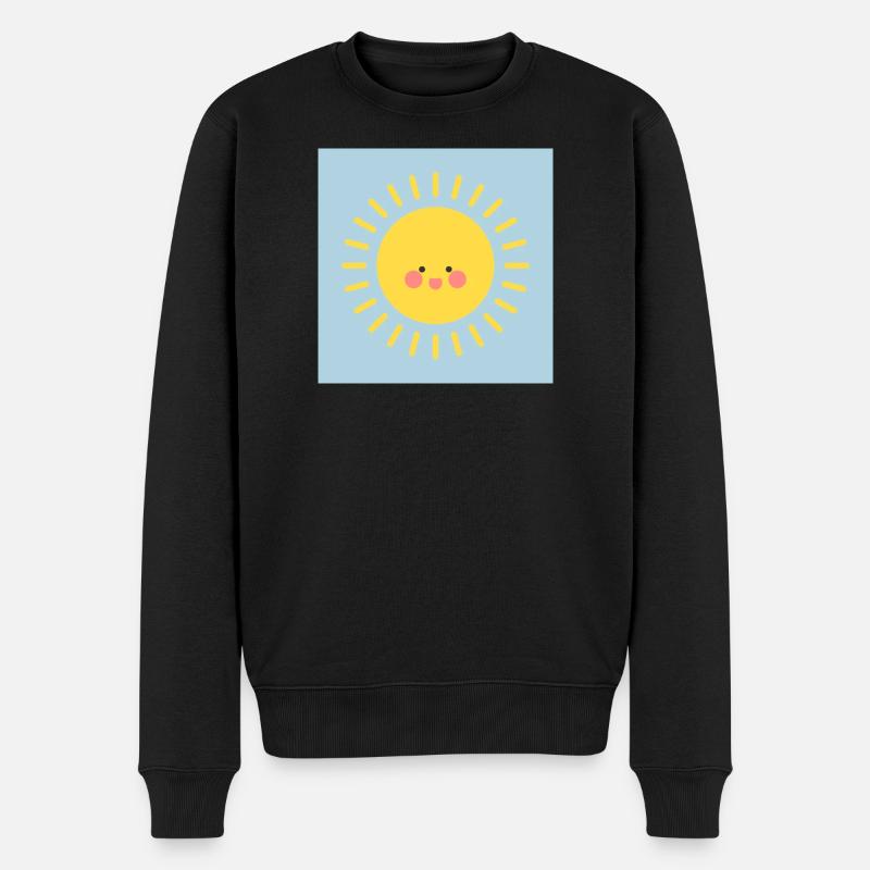 J.H - Männer Premium Bio Pullover - Schwarz