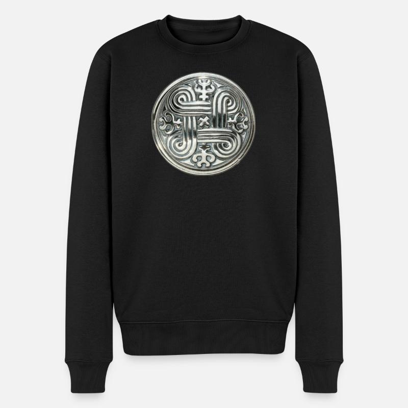 Ornement en argent Kaleva - Pull Premium bio Homme - noir