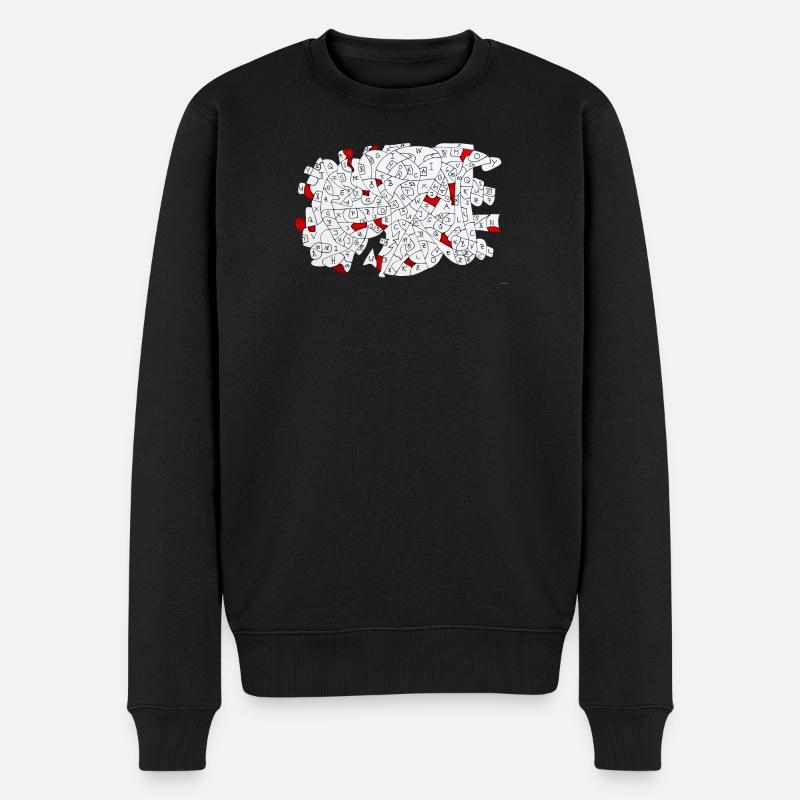 Je le fais à ma façon - Pull Premium bio Homme - noir