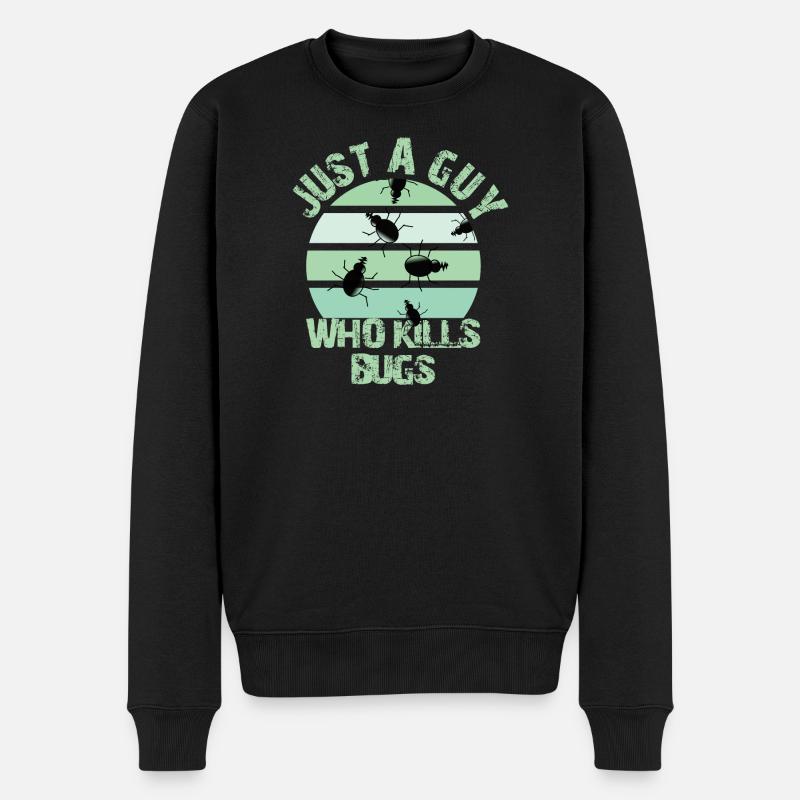 Kammerjäger - Männer Premium Bio Pullover - Schwarz