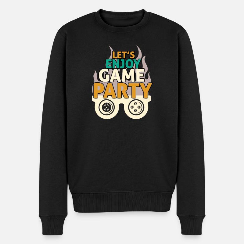 Design Party Game et Fun - Pull Premium bio Homme - noir