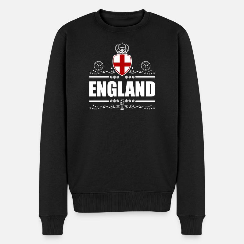 ANGLETERRE DÉCONTRACTÉE - Pull Premium bio Homme - noir