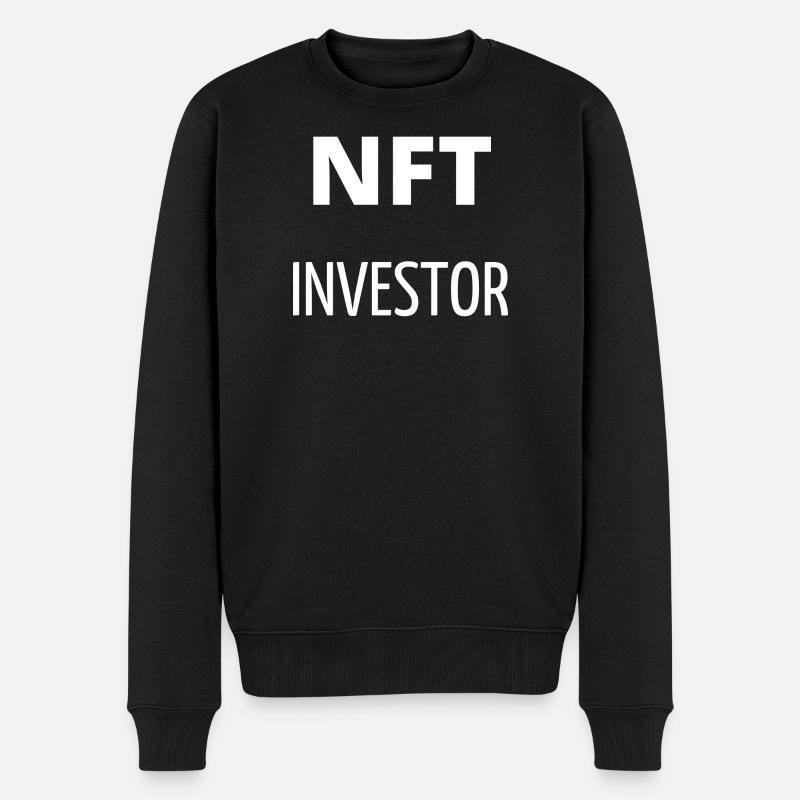 NFT-Investor - Männer Premium Bio Pullover - Schwarz