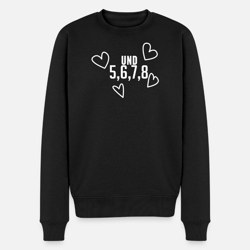 Tanzen Tanz Tanzkurs Rhythmus - Männer Premium Bio Pullover - Schwarz