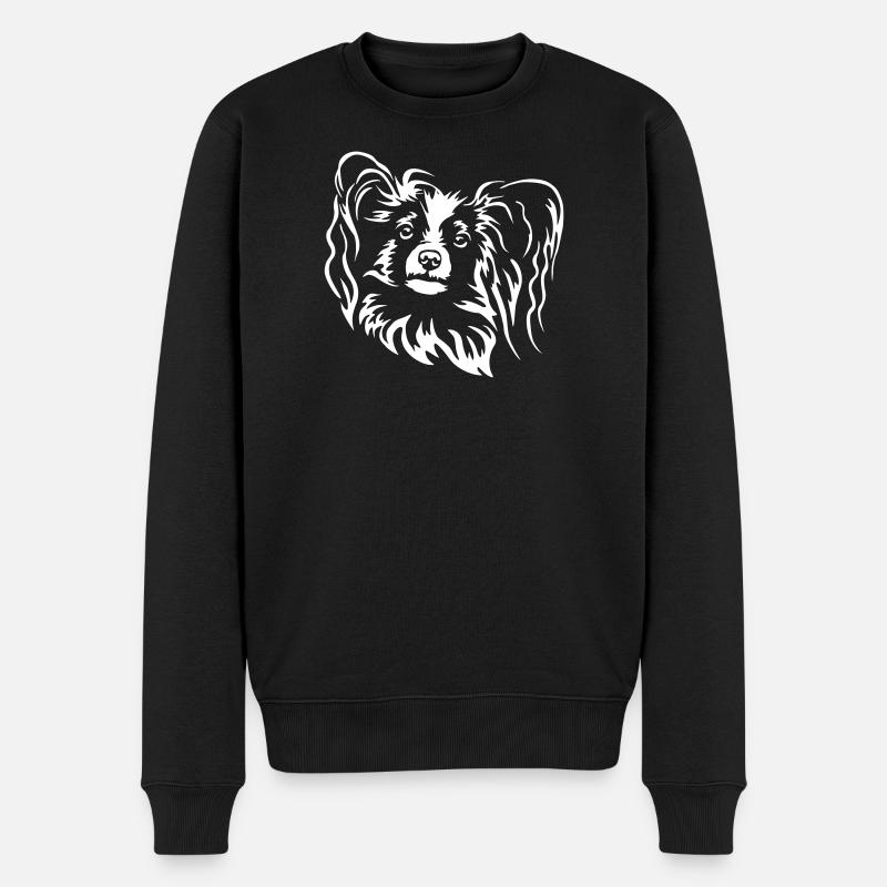 Tête papillon « Black Edition » - Pull Premium bio Homme - noir