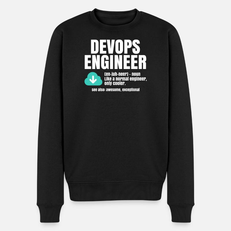 Ingénieur Devops - Pull Premium bio Homme - noir
