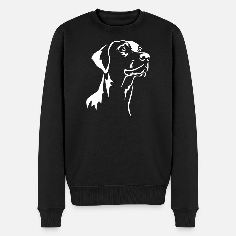 Doberman Head « Black Edition » - Pull Premium bio Homme - noir