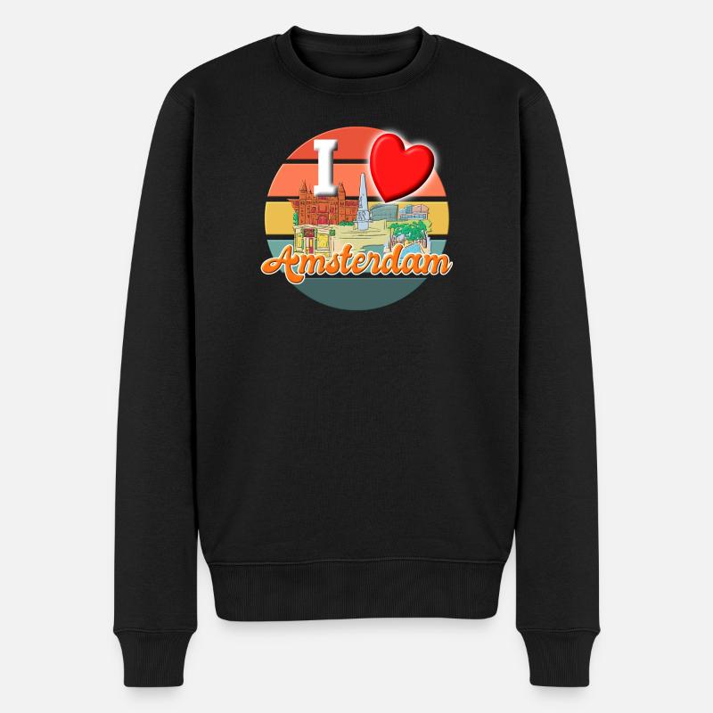 J’adore Amsterdam Holiday T-Shirt - Pull Premium bio Homme - noir