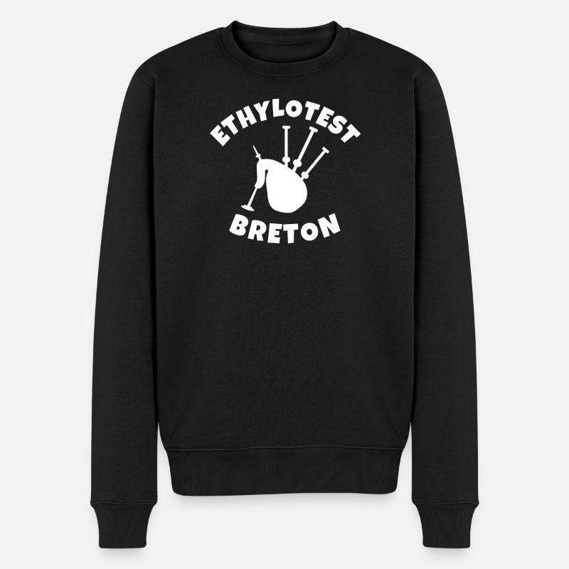 Bretagne, Bretagne humour - Pull Premium bio Homme - noir