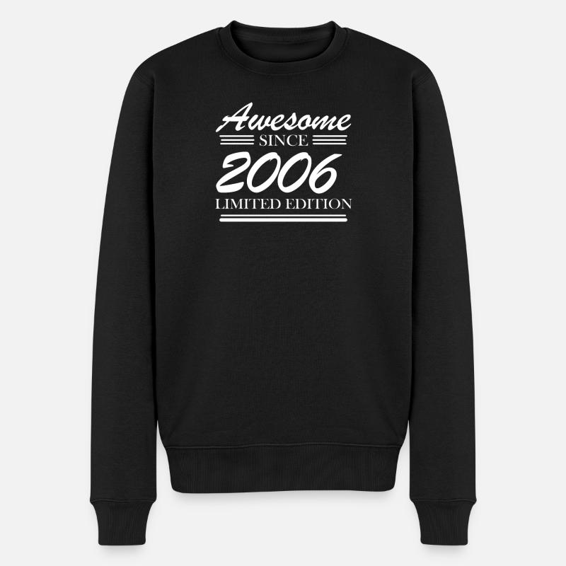 2006 - Männer Premium Bio Pullover - Schwarz