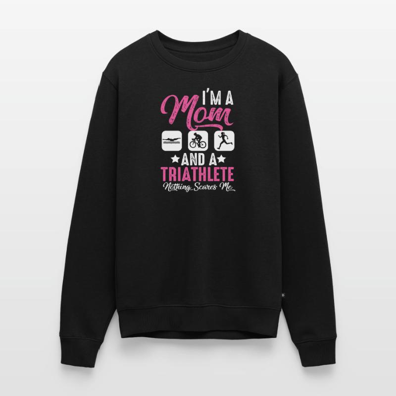Ich Bin Eine Mutter Und Ein Triathlet Männer Premium Bio Pullover