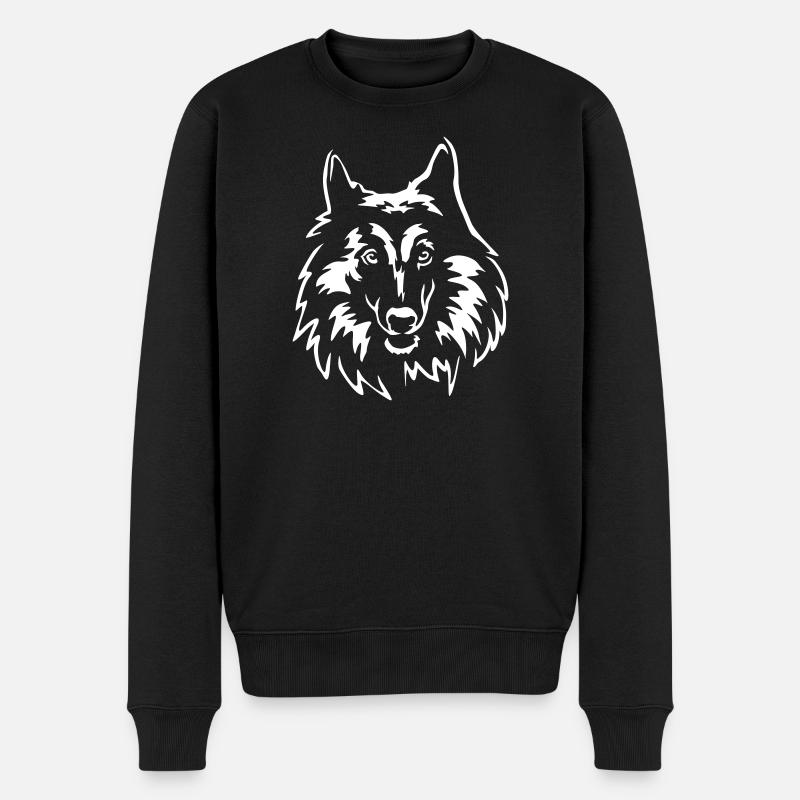 Tervueren Head « Black Edition » - Pull Premium bio Homme - noir