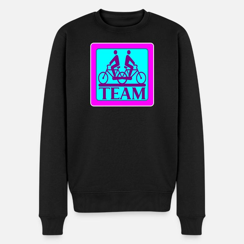 TEAM PROBLEMS - BICYCLE - STRATEGY - Men's Premium Organic Jumper - black