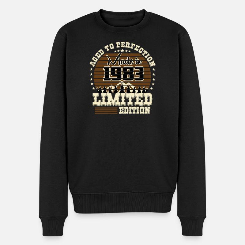 Édition limitée 1983 - Pull Premium bio Homme - noir