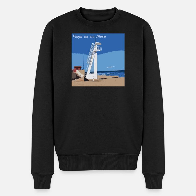 Plsya de La Mata - Pull Premium bio Homme - noir