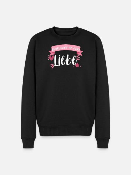 Cheerleader Cheerleading Liebe Geschenk - Männer Premium Bio Pullover - Schwarz