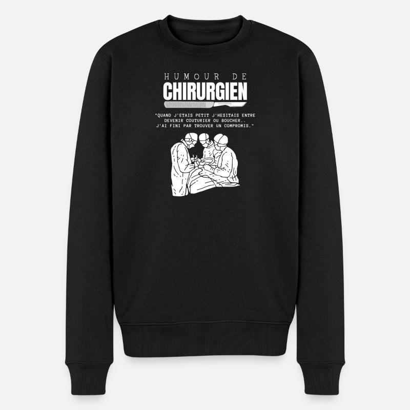 Humour de Chirurgien - Pull Premium bio Homme - noir
