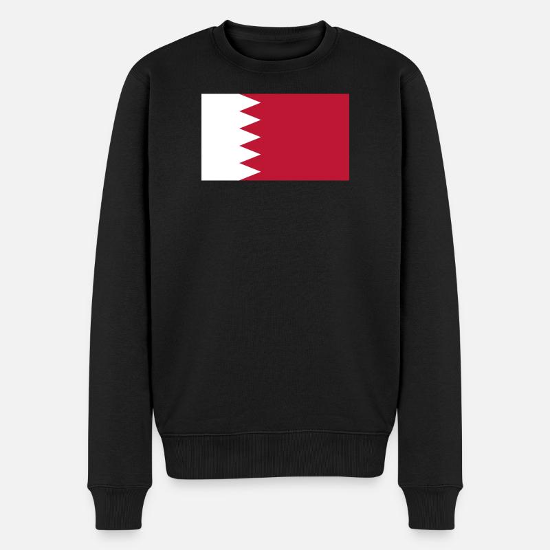 Drapeau du Qatar - Pull Premium bio Homme - noir