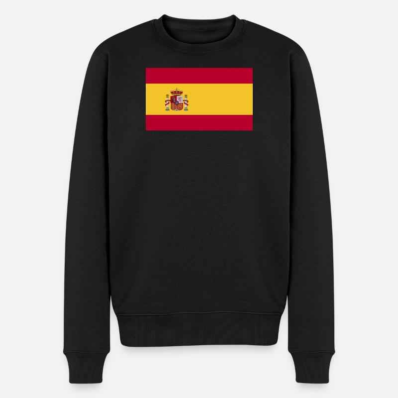 Drapeau de l’Espagne - Pull Premium bio Homme - noir