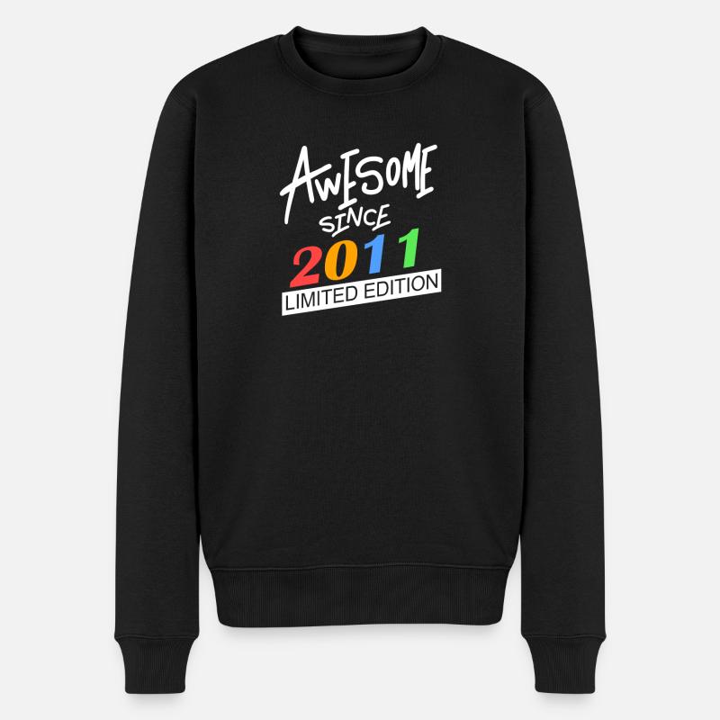 2011 - Né en 2011 - Pull Premium bio Homme - noir