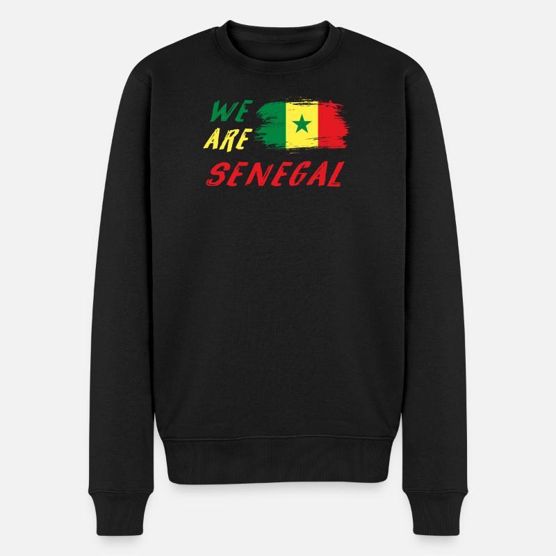 Nous sommes le Sénégal - Pull Premium bio Homme - noir