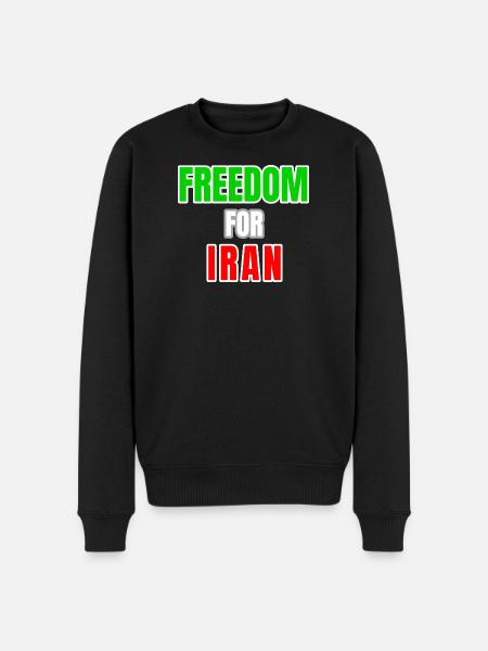 Iran Freedom - Men's Premium Organic Jumper - black