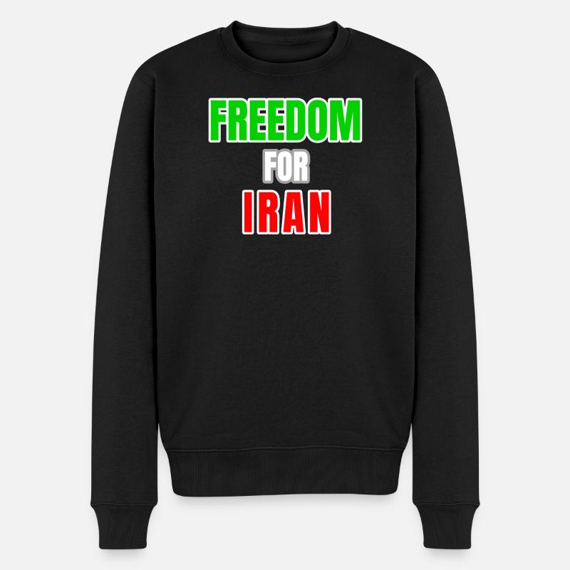 Liberté de l’Iran - Pull Premium bio Homme - noir
