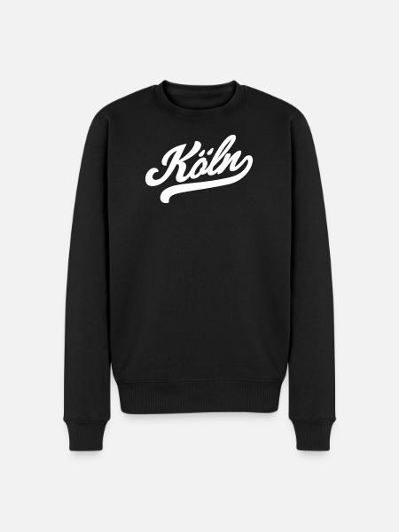 Cologne Retro - Men's Premium Organic Jumper - black