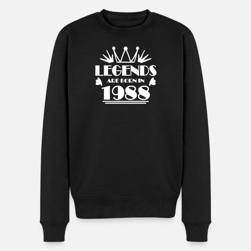 1988 - Né en 1988 - Pull Premium bio Homme - noir