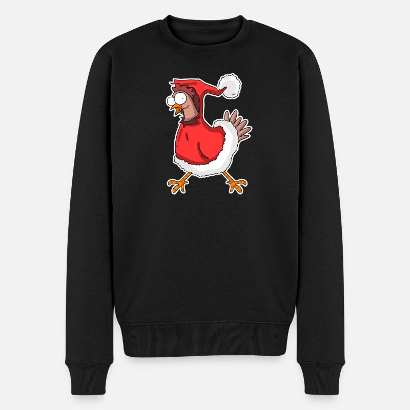 Poulet de Noël - Pull Premium bio Homme - noir