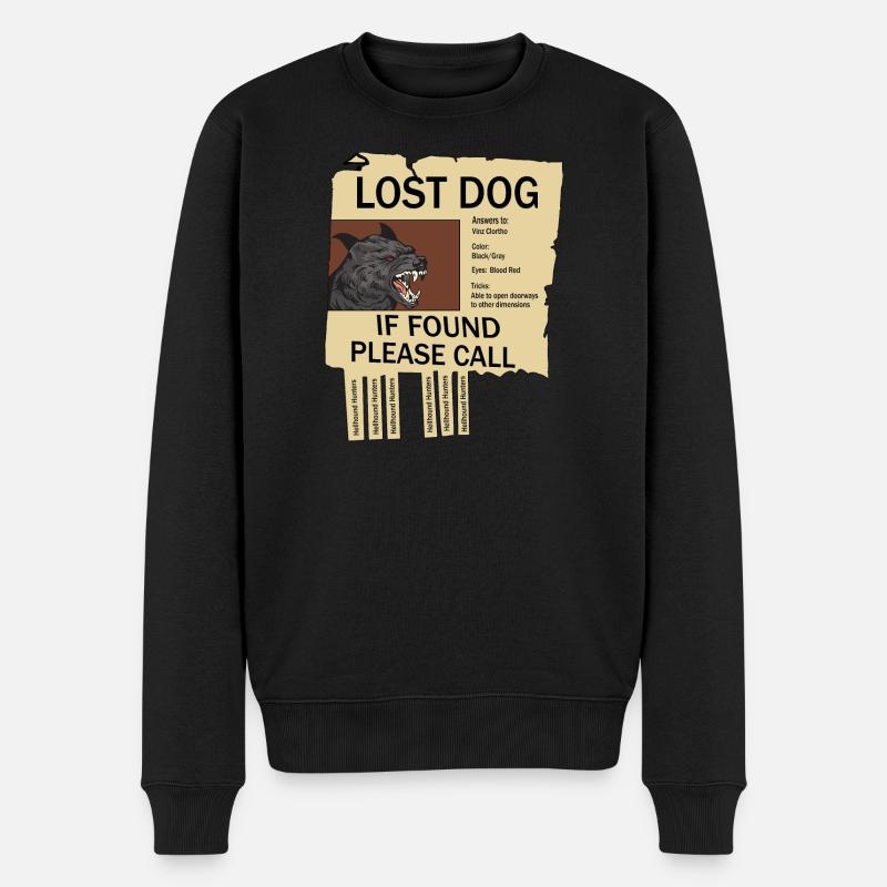 Missing Hellhound - Men's Premium Organic Jumper - black