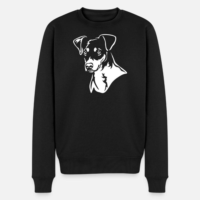 Bodeguero Andaluz Kopf "Black Edition" - Männer Premium Bio Pullover - Schwarz