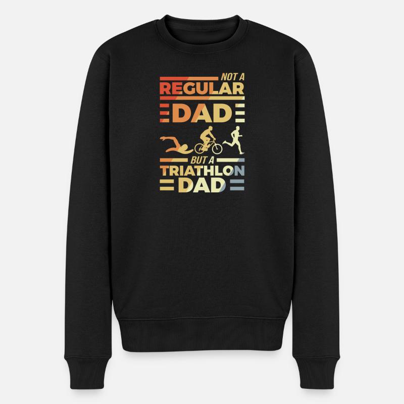 Triathlon Papa - Pull Premium bio Homme - noir