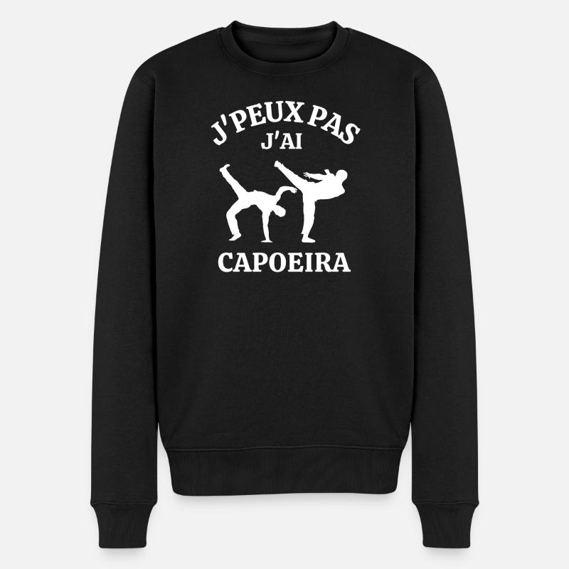 capoeira, arts martiaux, Brésil - Pull Premium bio Homme - noir