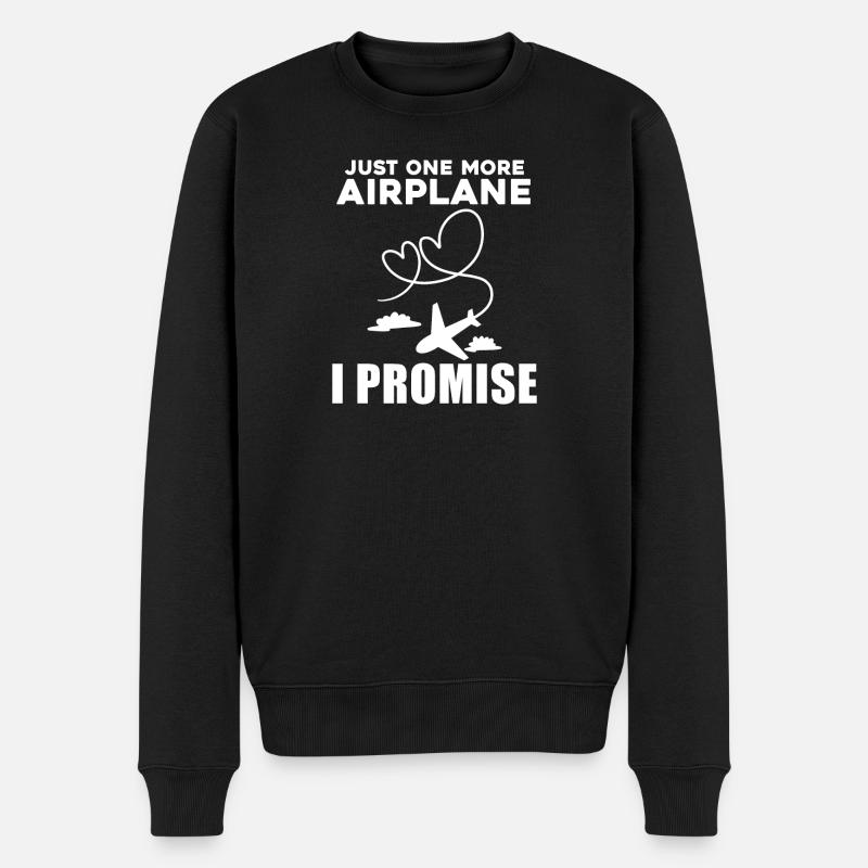 Avions Cadeau de pilote d’avion - Pull Premium bio Homme - noir