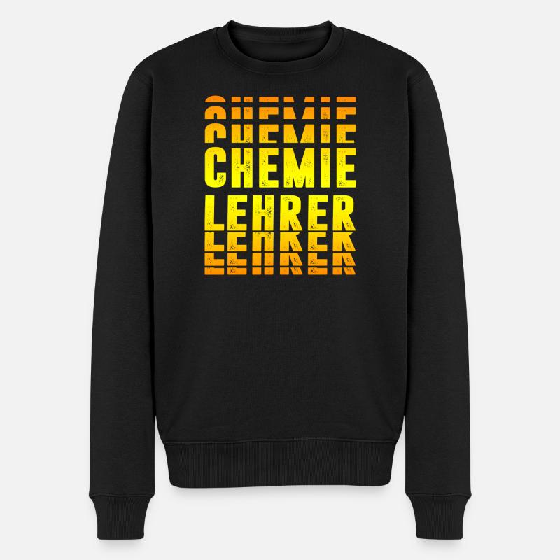 Chemielehrer - Männer Premium Bio Pullover - Schwarz