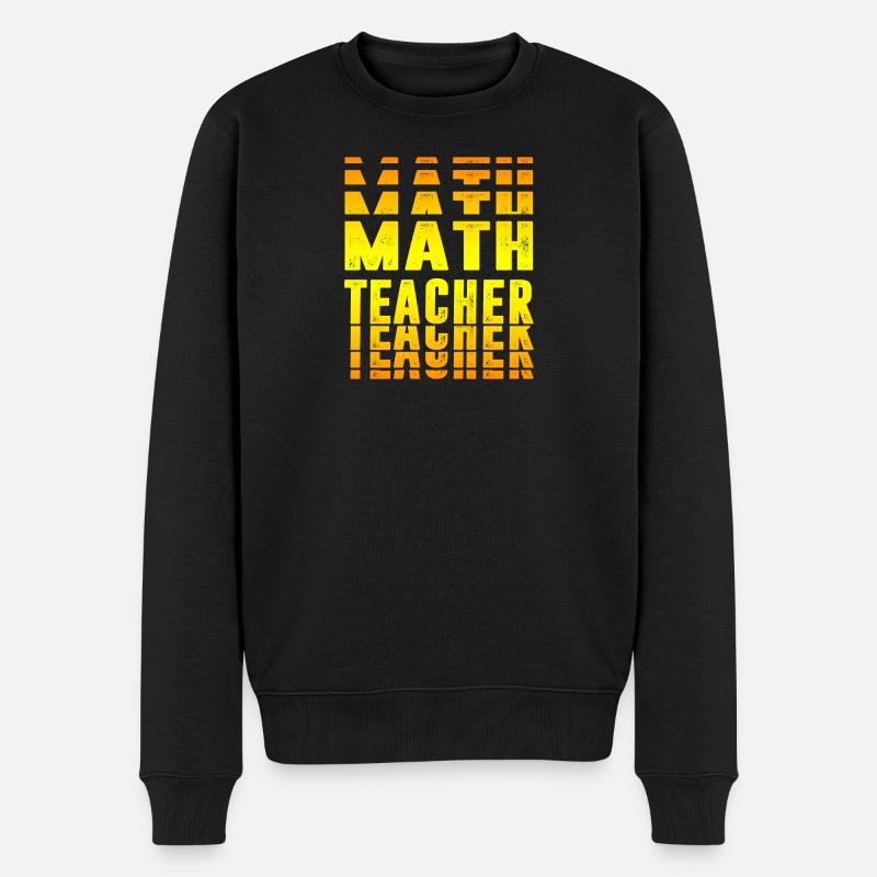 Design pour professeurs de mathématiques - Pull Premium bio Homme - noir