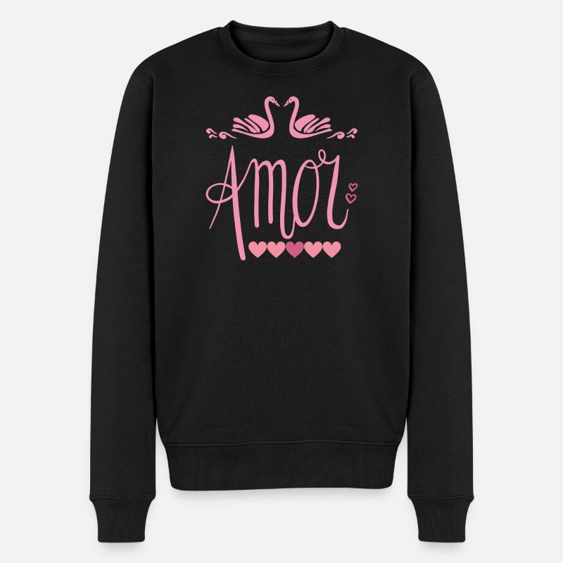 Cupidon - T-shirt Saint-Valentin - Pull Premium bio Homme - noir