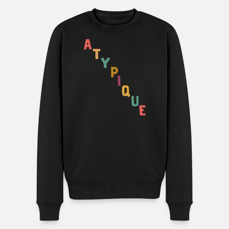 Atypique - Pull Premium bio Homme - noir
